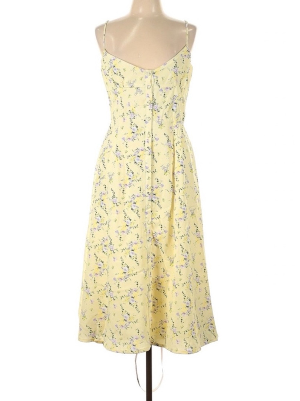 HOUSE OF CB “Annabella” lemon floral midi sun dress💛💛 - Picture 7 of 12